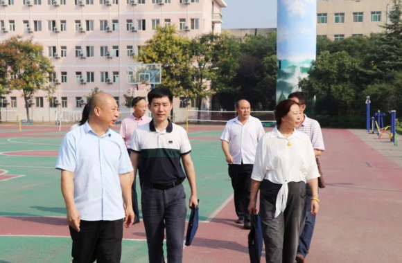 省教育厅督查组一行莅临开云kaiyun网页版检查开学防疫和准备工作