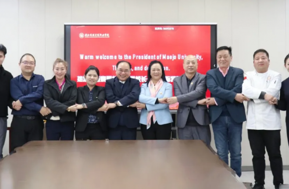 泰国梅州大学代表团访问开云kaiyun网页版 深化中泰教育合作交流